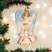Gloria Nativity Angel Glass Ornament - 118237