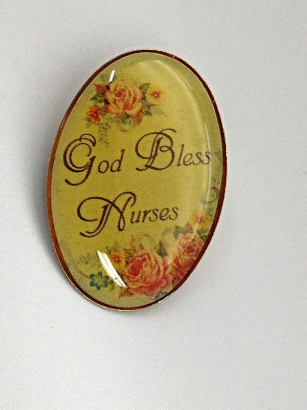 God Bless Nurses Lapel Pin/25PK