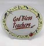 God Bless Teachers Desk Stand