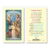 d Made Us A Family Laminated Prayer Card