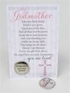 Godmother Pewter Coin with Sentiment Card