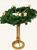 Gold Advent Wreath Candle Holder and Stand