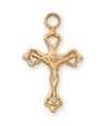 Gold Crucifix on 16" Chain