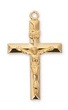 Gold Crucifix on 24" Chain