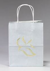 Gold Dove Silver Gift Bag