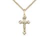 Gold Filled Crucifix Pendant on 18" Chain