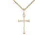 Gold Filled Maltese Cross Pendant on 18" Chain