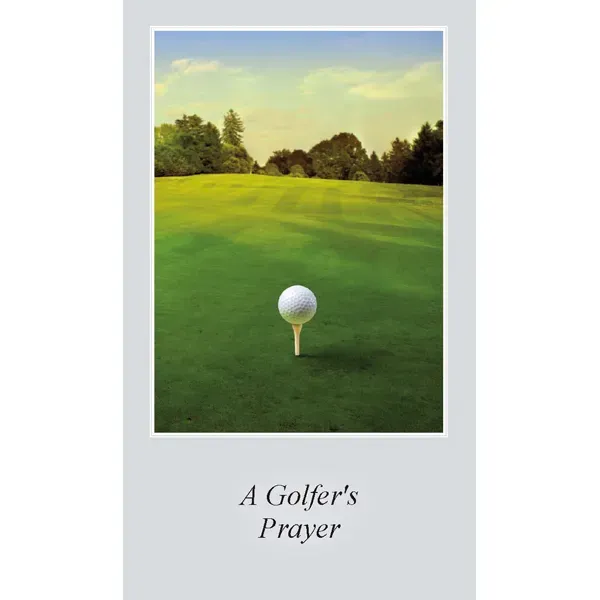 Golfer's Prayer Paper Prayer Card, Pack of 100