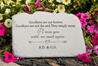 Goodbye's Are Not Forever Personalized Memorial Garden Stone *SPECIAL ORDER NO RETURN*