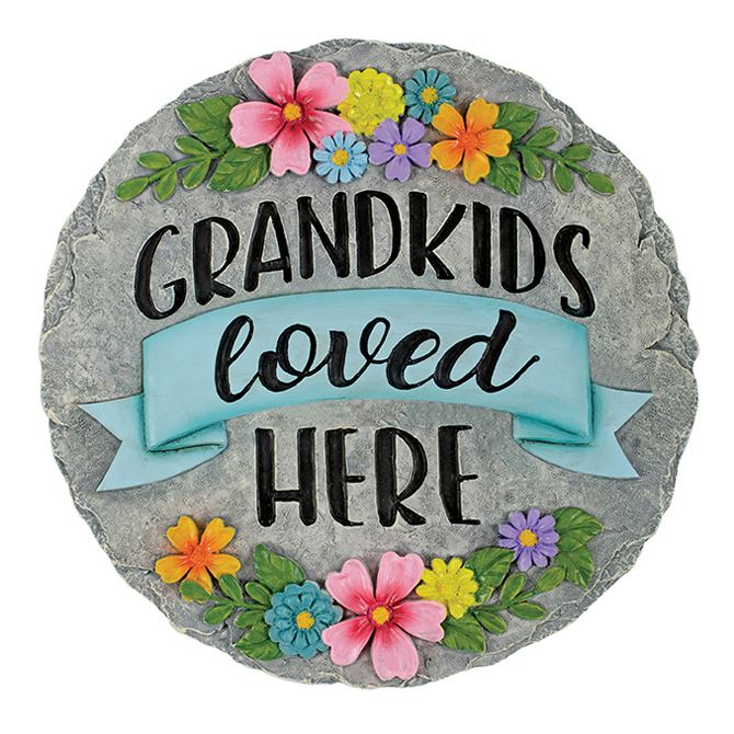 Grandkids Loved Here Garden Stone
