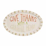 Give Thanks With A Grateful Heart Platter