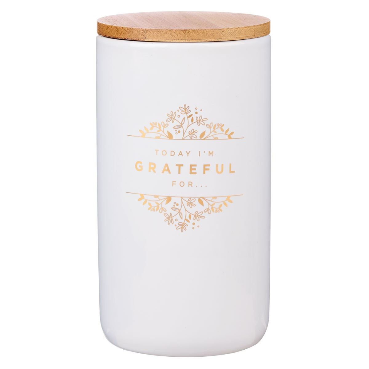 Grateful for You Ceramic Gratitude Jar