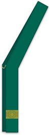Green Assisi Deacon Stole with Woven Galoon