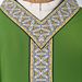 Green Chasuble from Italy with V Neck Banding at Collar - 124652
