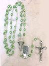 Green Peridot Crystal Rosary from Italy