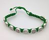Green and Silver St. Benedict Blessing Bracelet 