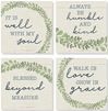 Green Wreath Coaster Set of 4 *WHILE SUPPLIES LAST*