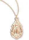 Miraculous Gold Over Sterling Fancy Baroque Pendant