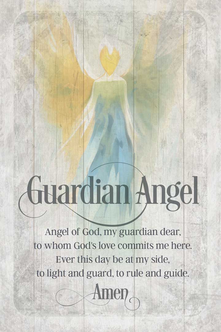 Guardian Angel 6" x 9" Wall or Desk Plaque