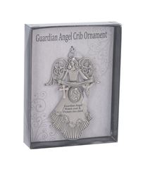 Guardian Angel Crib Angel - Pink Cross and Angel Wings