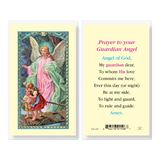 Guardian Angel Laminated Prayer Card