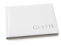 Guest Book White/Silver