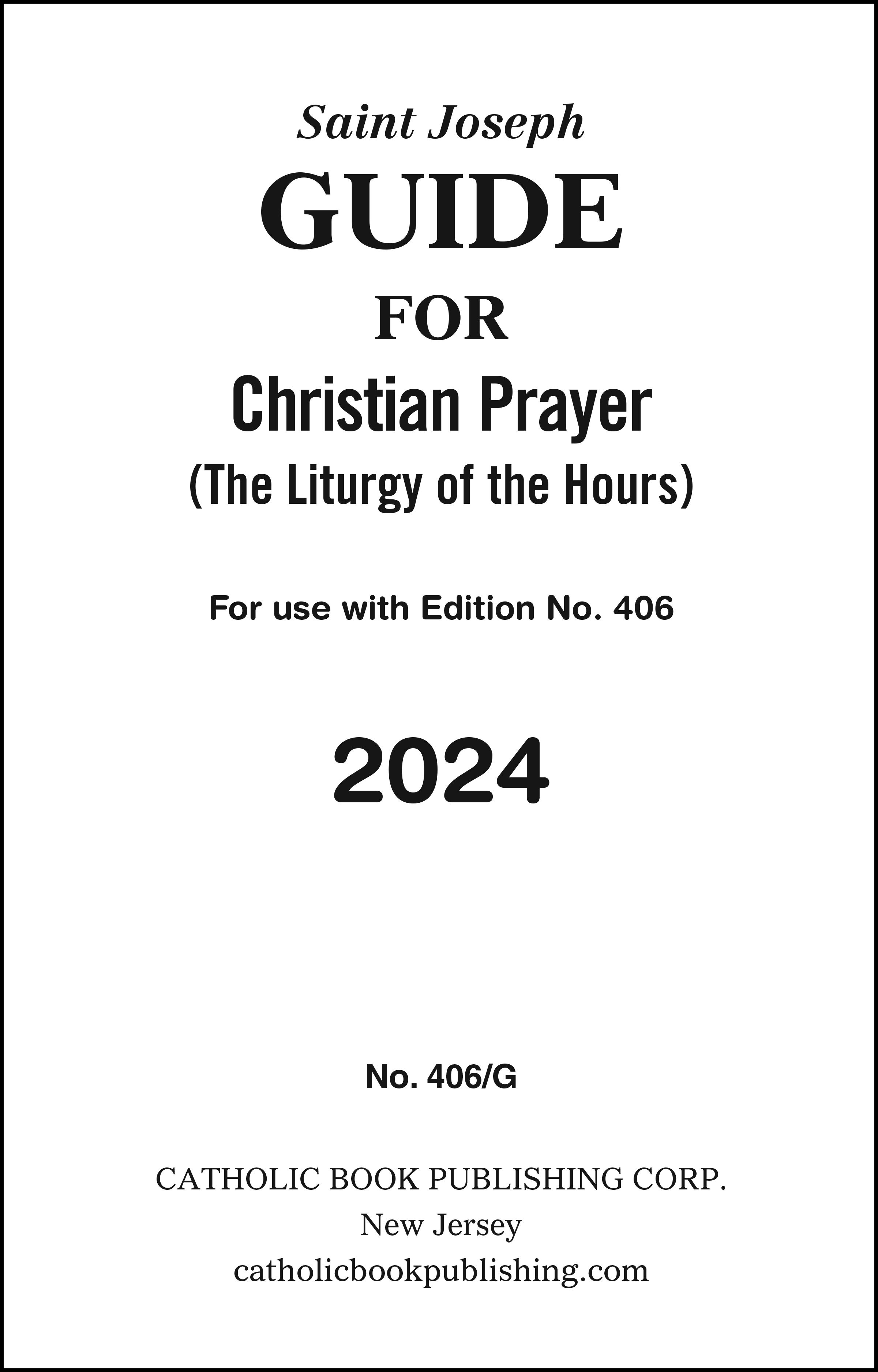 Christian Prayer Guide For 2024