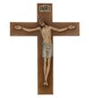 Gymnasium 50" Crucifix in Traditional Colors Fiberglass from Italy
