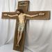 Gymnasium Crucifix with 50in Cross, Fiberglass in Traditional Colors - Made in Italy - CS290FC