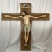 Gymnasium Crucifix with 50in Cross, Fiberglass in Traditional Colors