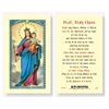 Hail Holy Queen Laminated Prayer Card