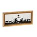 Hand Painted Nativity Scene on Screen in Wood Frame - 121668
