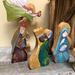 Handpainted 9 Figure Nativity Set with 7.5" Figures and 14.75" Stable - 122875
