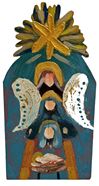 Handpainted Holy Family Tabletop Decor