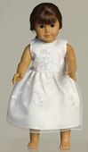 Hannah Corset First Communion 18" Doll Dress