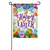 Happy Easter Eggs Garden Flag