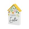 Happy Easter House Shaped Block Sign *WHILE SUPPLIES LAST*