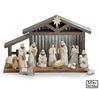 He Is Love Resin Nativity Set with Stable