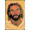 Hook's Head Of Christ Laminated Holy Card