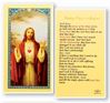 Healing Prayer Bedtime Laminated Prayer Card