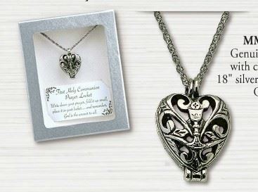 Heart Locket with Chalice Necklace