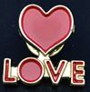 Pack of 25 Heart of Love Lapel Pins  | CATHOLIC CLOSEOUT