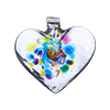 Heart of Reflection Blown Glass Heart Ornament