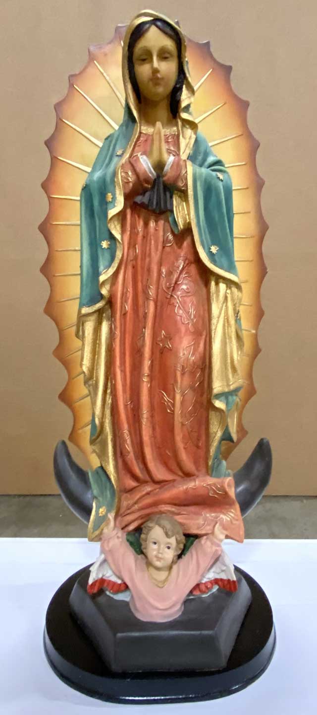 Heaven's Majesty 24" Our Lady of Guadalupe Statue