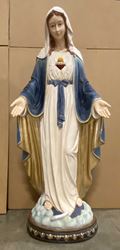 Heavens Majesty 59" Immaculate Heart Of Mary Statue