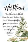 His Plans For I Know Jeremiah 29:11 6" x 9" Plaque