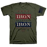 Hold Fast Adult T-Shirt Iron Sharpens Iron Proverbs 27:17