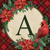 Holiday Home "A" with Cardinal Square Drink Coaster Set/4 *WHILE SUPPLIES LAST*