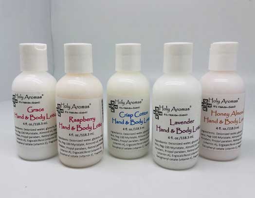 Holy Aroma's 4oz. Lotions
