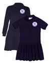 Holy Child Pre-K Navy Knit Dress w/Screenprinted Logo *LOGO ITEM- FINAL SALE*